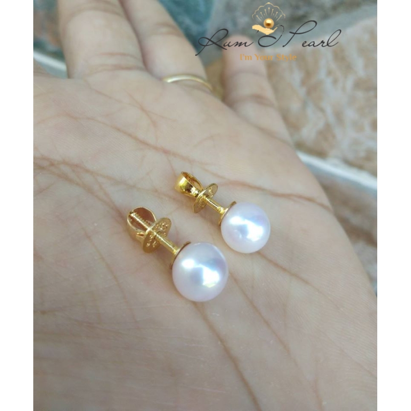 Bông tai ngọc trai nụ