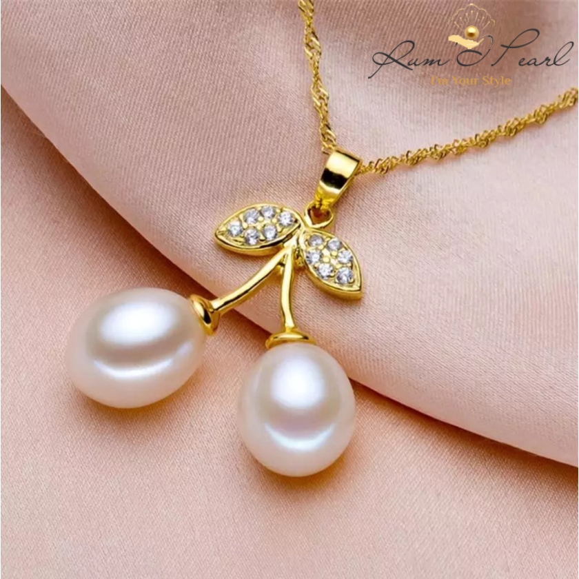 Dây chuyền ngọc trai mẫu Cherry mã DC01
