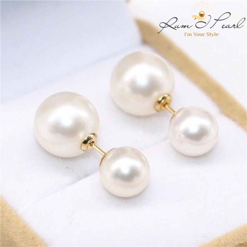 Bông tai ngọc trai mẫu Dior