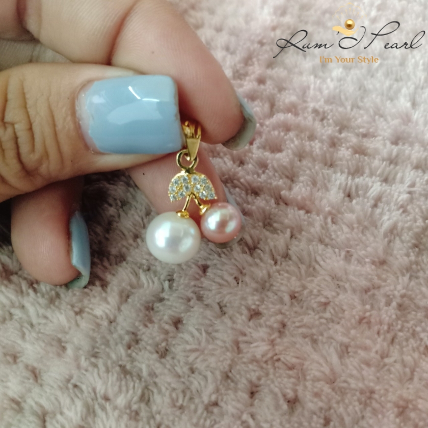 Dây chuyền ngọc trai mẫu Cherry mã DC01
