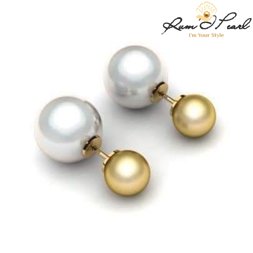 Bông tai ngọc trai mẫu Dior