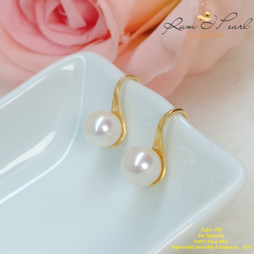 Bông Tai Ngọc Trai Gót Giày