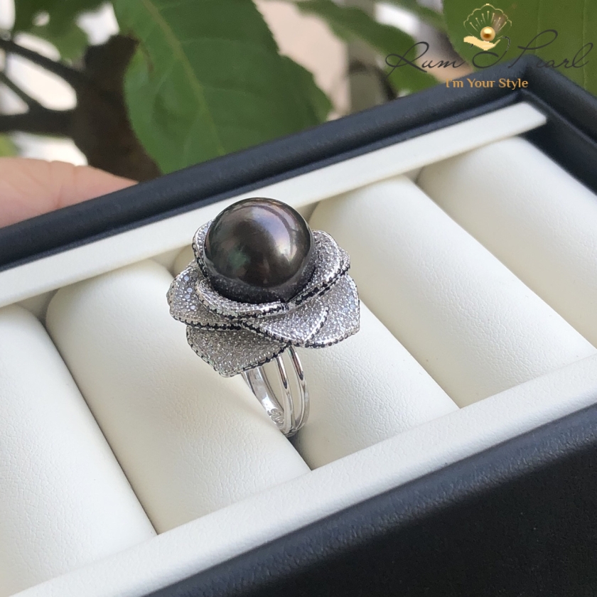 Nhẫn ngọc trai mẫu Quốc Tế BST Hoa Biển