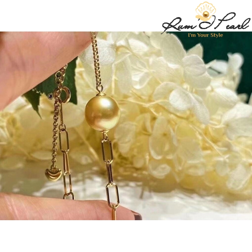 Lắc tay ngọc trai vàng 18K