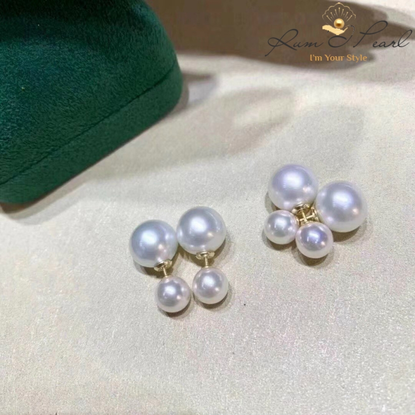 Bông tai ngọc trai mẫu Dior