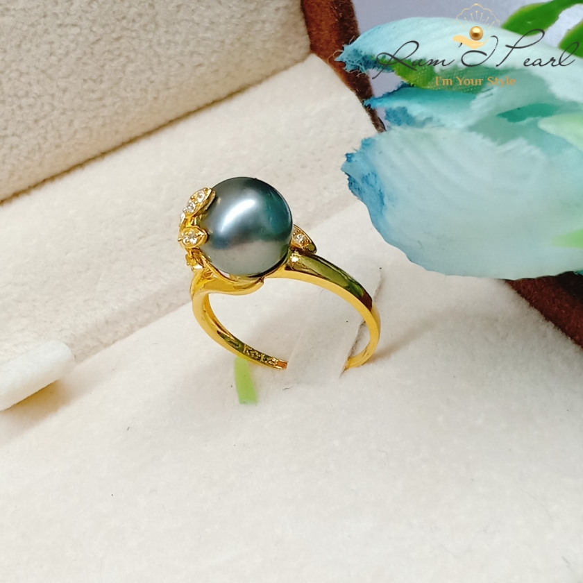 Nhẫn ngọc trai Tahiti mã NNT014