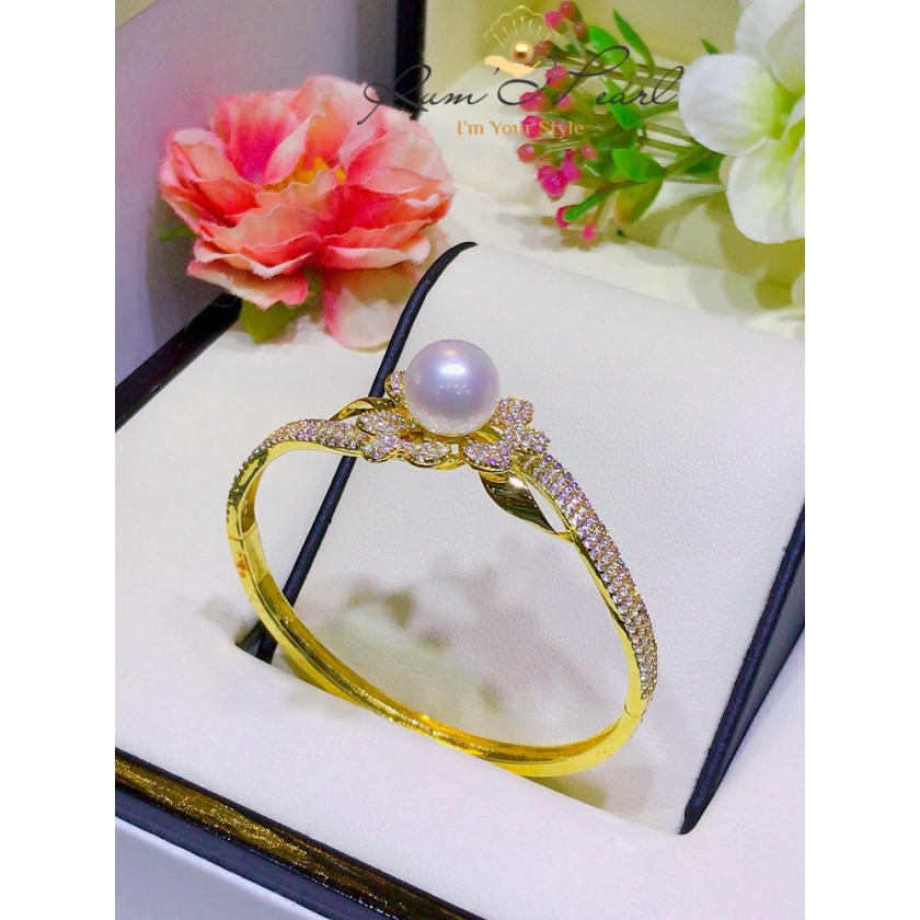 Vòng tay ngọc trai FWT vàng 18K