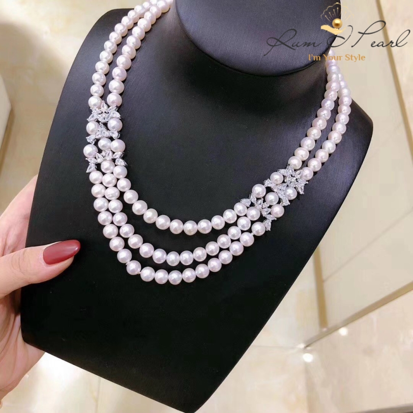 Chuỗi cổ ngọ trai Freshwater cao cấp