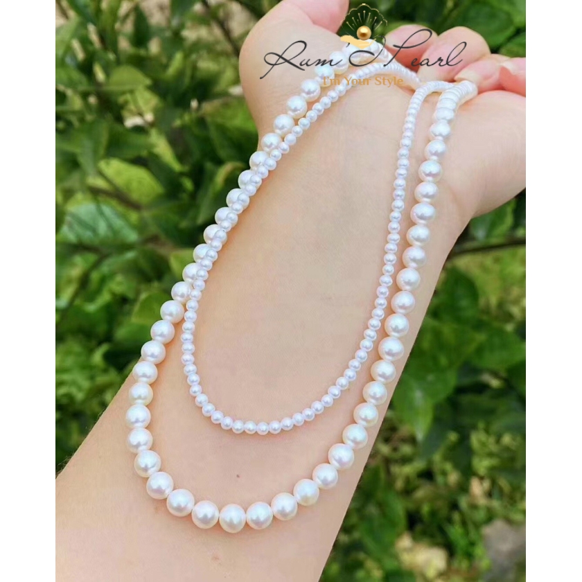 Chuỗi cổ ngọc trai phong cách